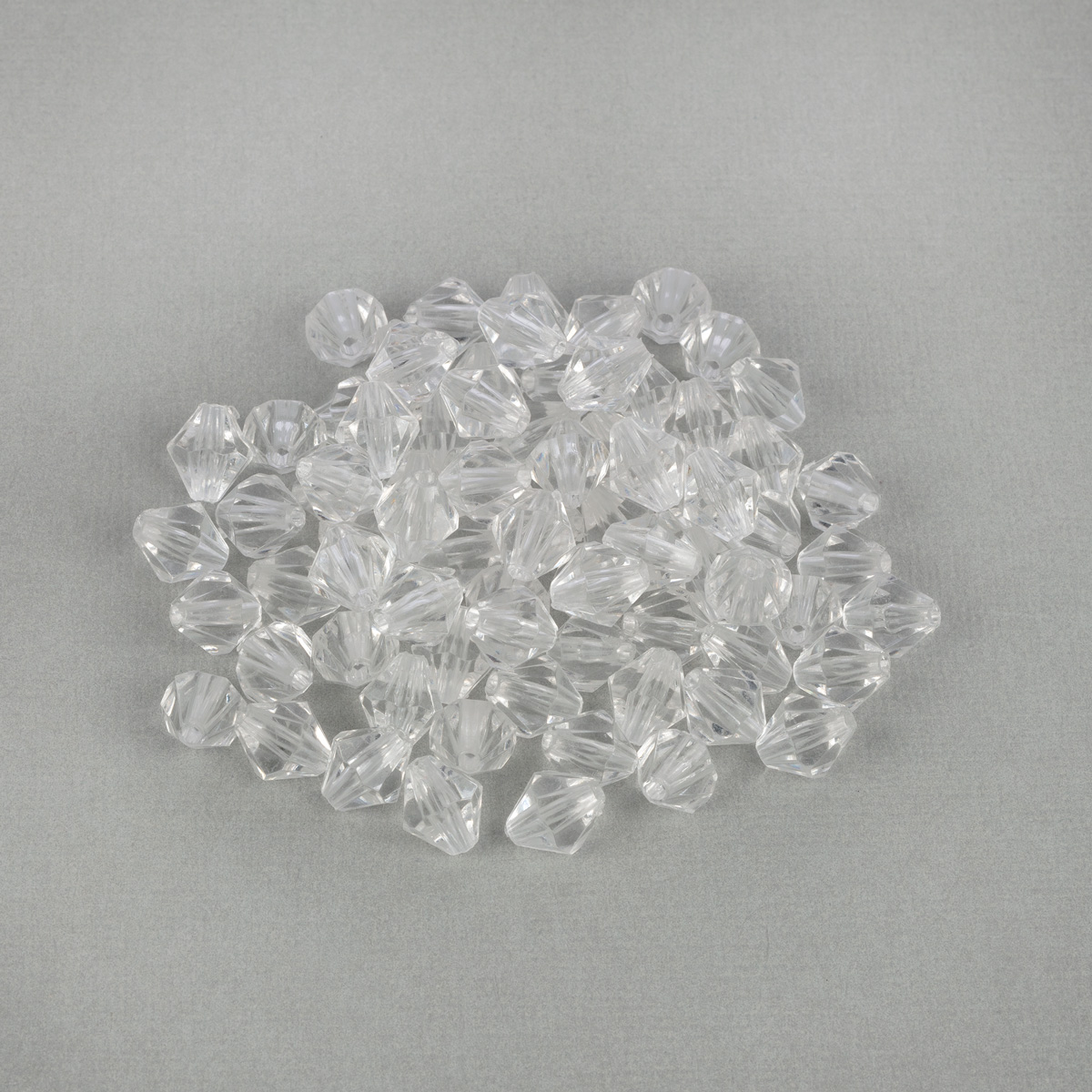 Бусины акриловые ARO-1 "Zlatka" 9*10мм цв.205 прозрачный