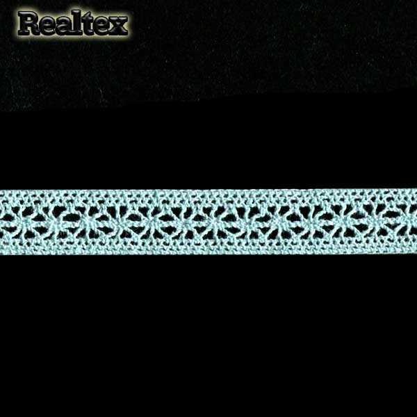 Кружево вязаное  15мм 15.01.099 (25м) цв.19 мята