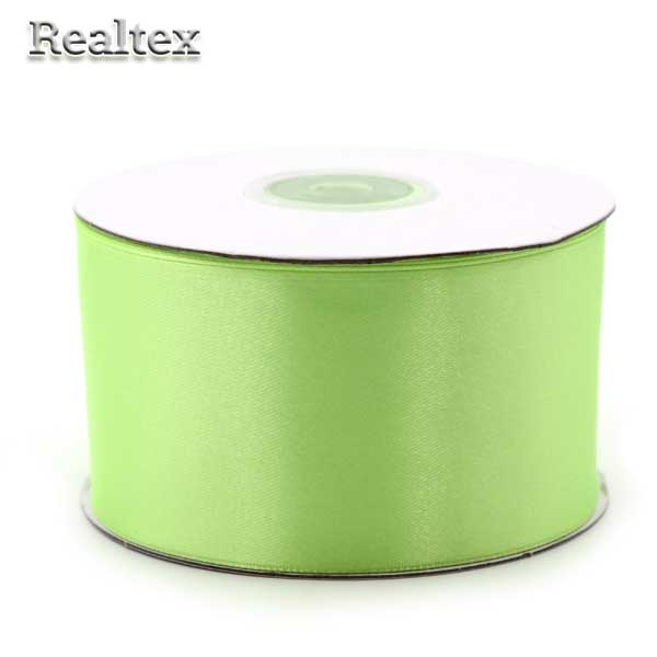 Лента атласная 50мм Realtex (32,9м) цв.174 салатовый