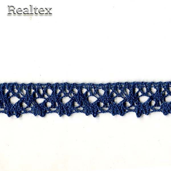 Кружево вязаное  20мм 20.01.015 цв.24 темно-синий