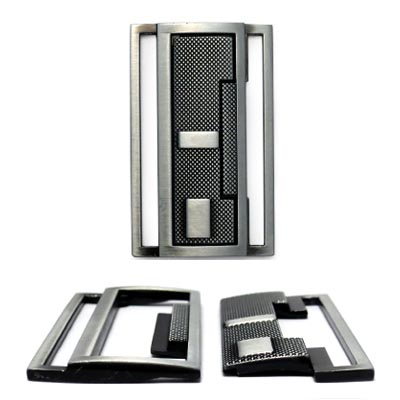 Пряжка металлическая НР 2878 50мм цв.черненое серебро