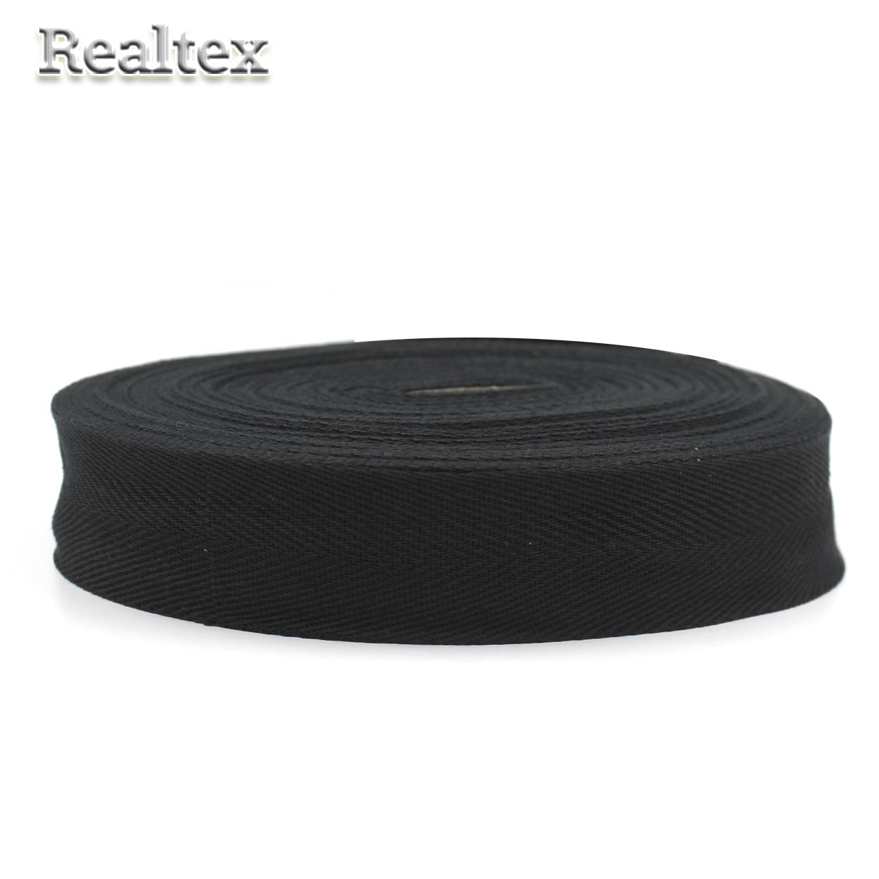 Тесьма киперная 40мм ЛКЭ (40ЧХ-50) х/б цв.чёрный