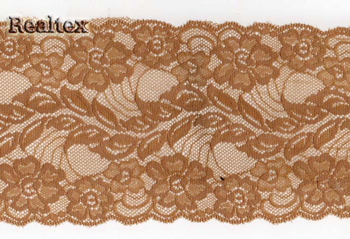 Кружево стрейч 160мм NF-8513FU6 цв.105 бежевый