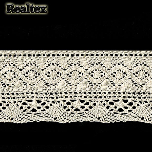 Кружево вязаное 100мм 100.01.172 (25м) цв.03 суровый