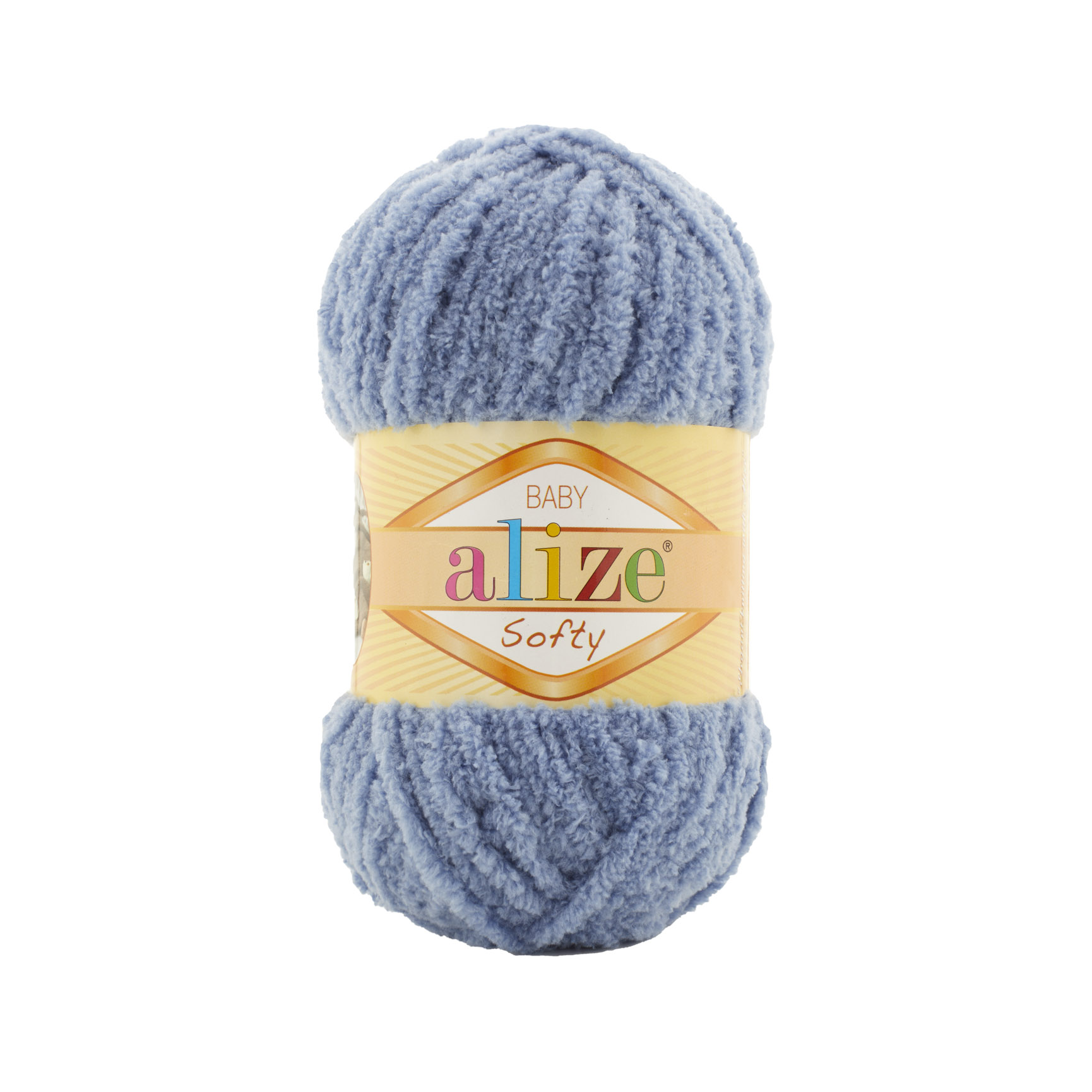 Пряжа Alize "Softy baby" (250гр) цв.374 джинс