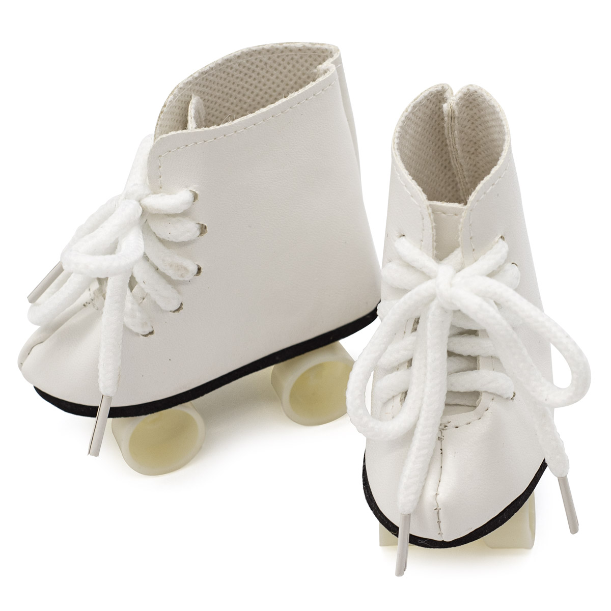 Ботиночки DSS8279 на роликах 8*3.5*8cм цв.белый