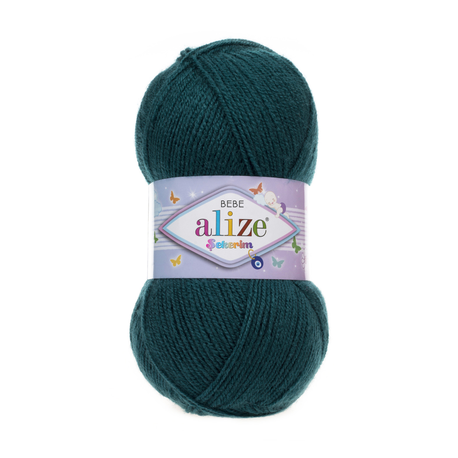 Пряжа Alize "Sekerim Bebe" (100гр) цв.212 петроль