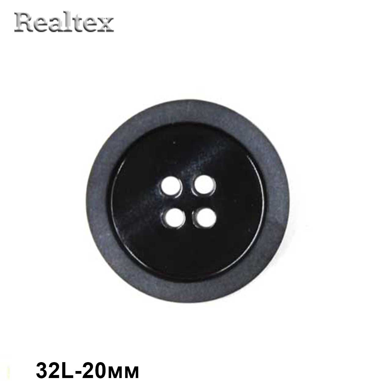 Пуговицы CB 3628 32L (72шт) цв.Blk-01