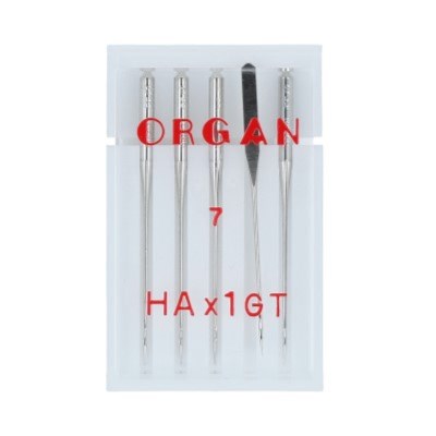 Иглы БШМ ORGAN для шелка №55 в пенале