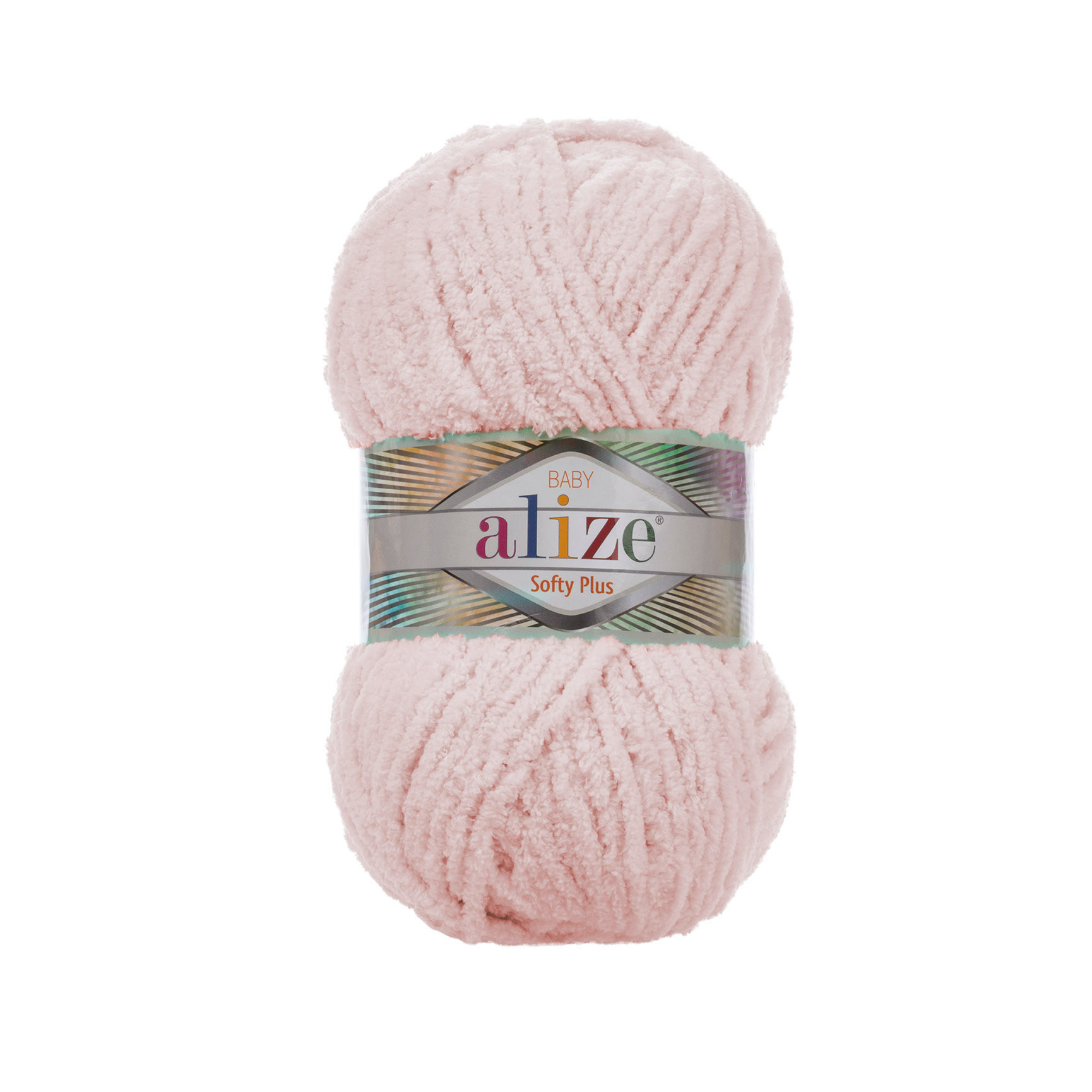 Пряжа Alize "Softy Plus" (100гр) цв.161 пудра 