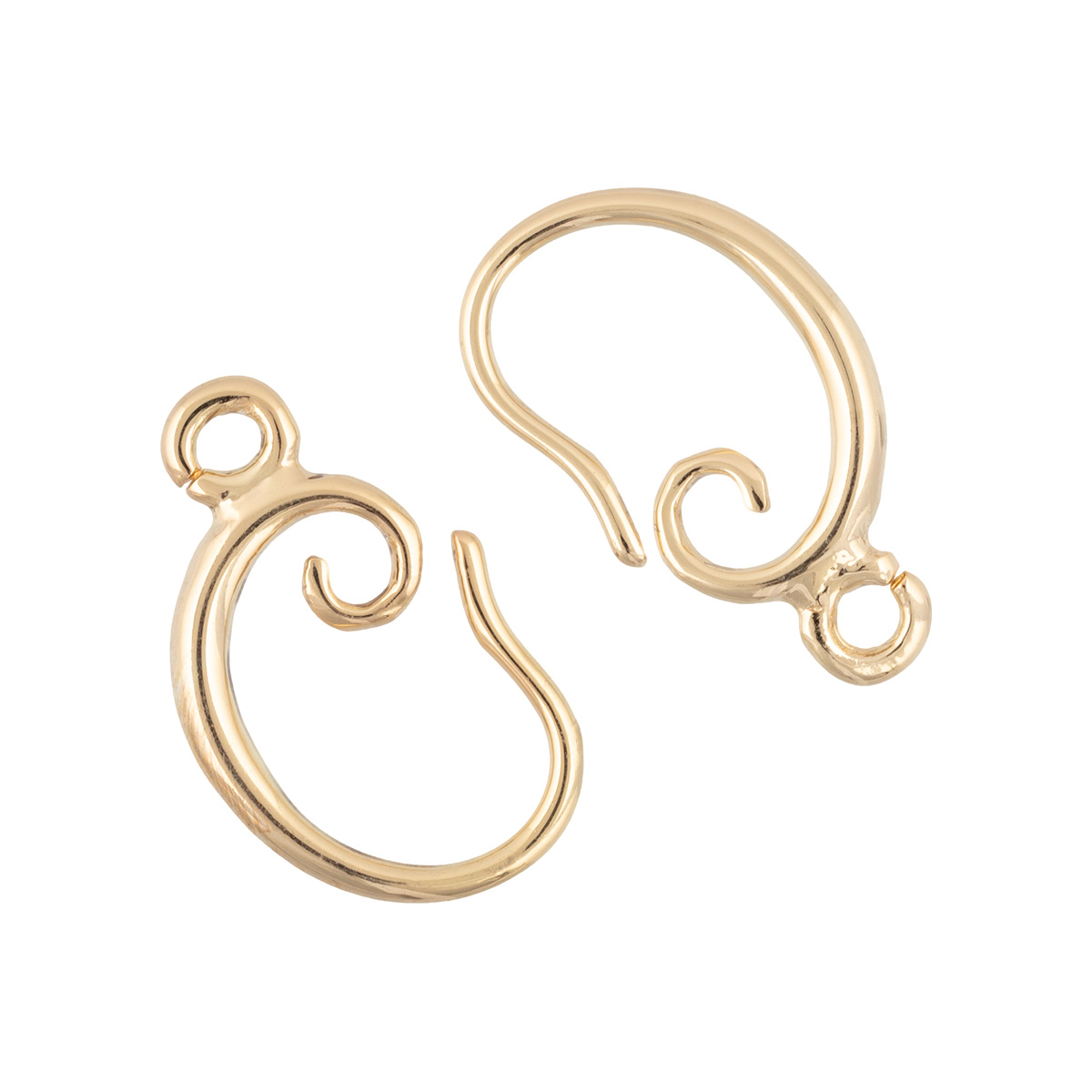 Швензы для серег "Zlatka" FMK-H11 (2шт) цв.02 золото