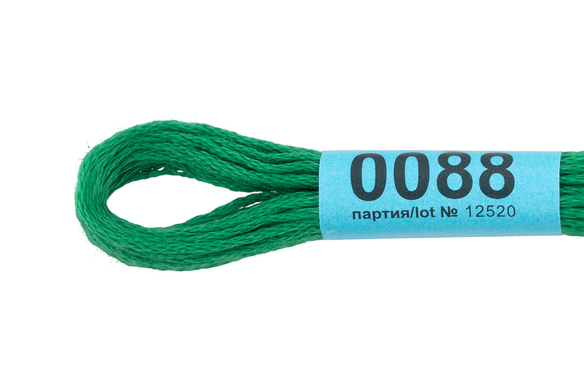 Мулине "Гамма" цв.0088 зеленый