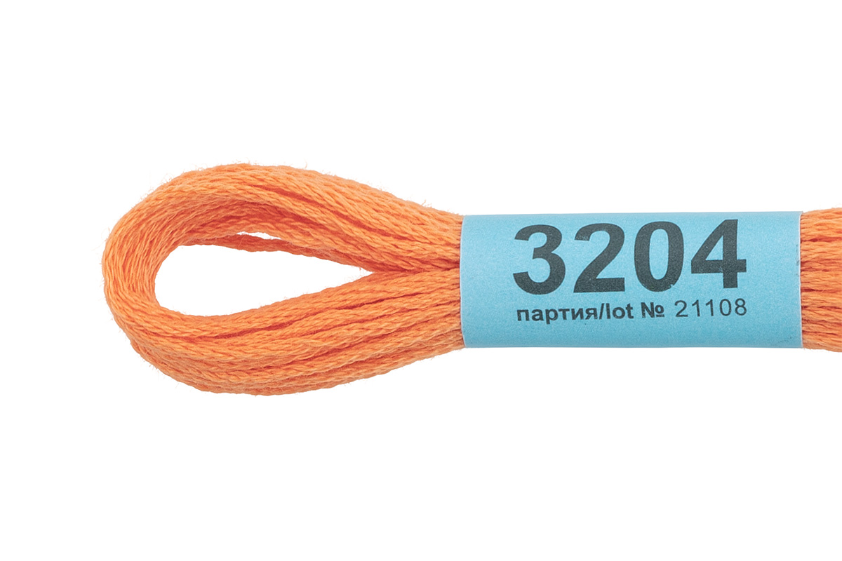 Мулине "Гамма" цв.3204 бл.бл.оранжевый