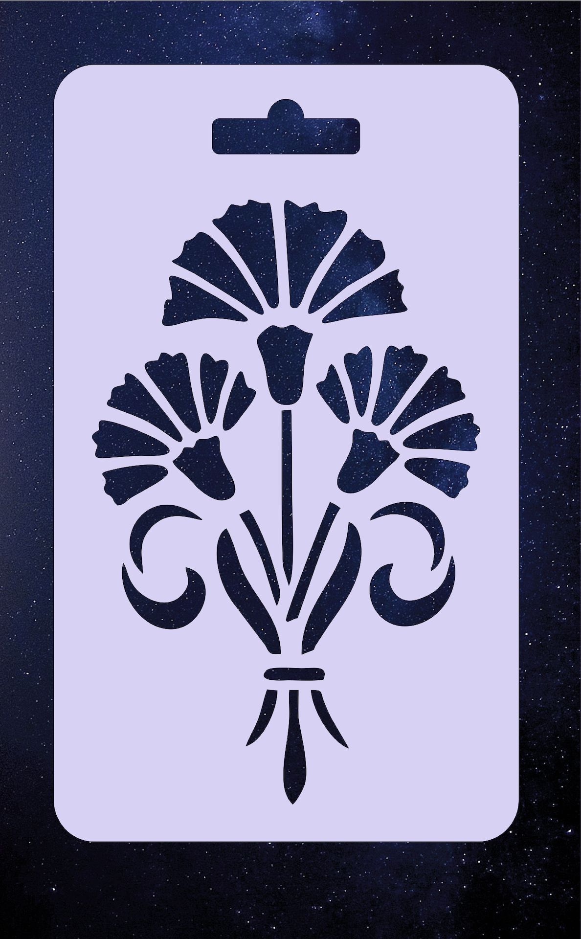 Трафарет №098 "Василек"