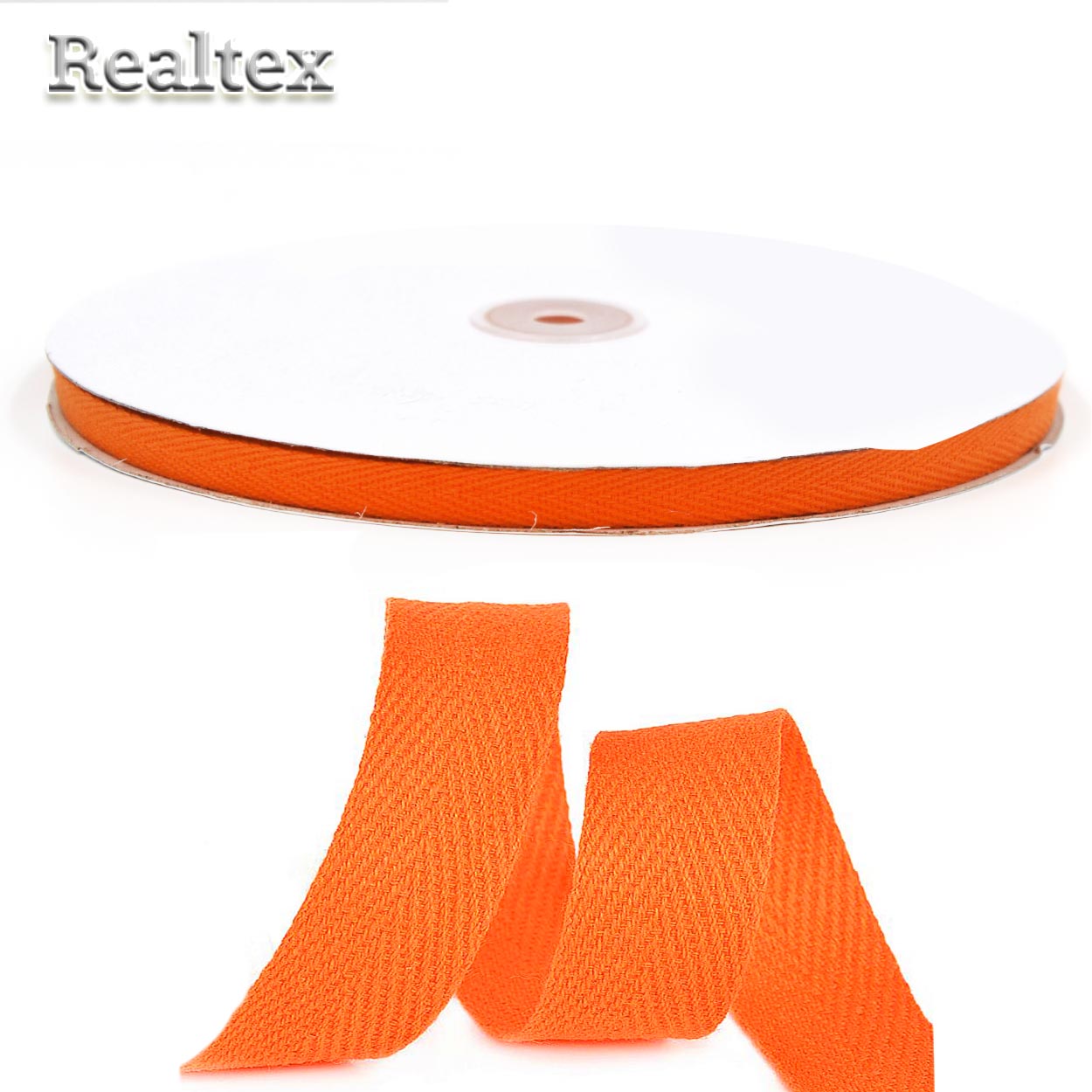 Тесьма киперная 10мм TBY.CT10157 2.5г/м цв.F157 оранжевый