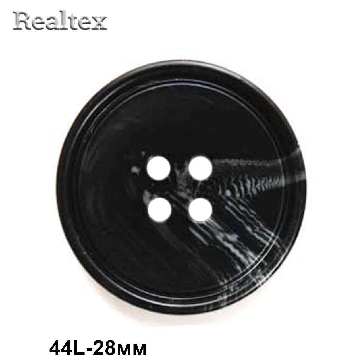 Пуговицы CN 2775 44L (36шт) цв.01-Black