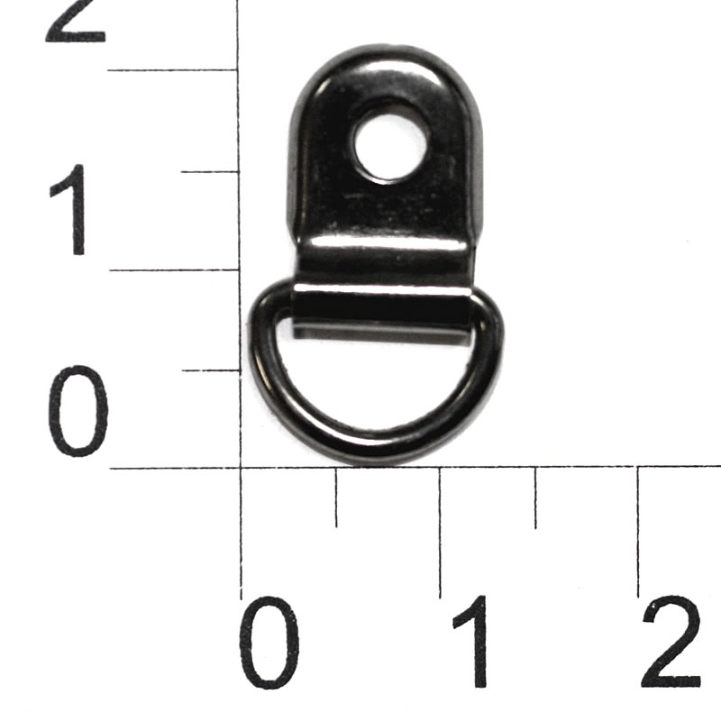 Петля обувная 2-027 цв.черный никель
