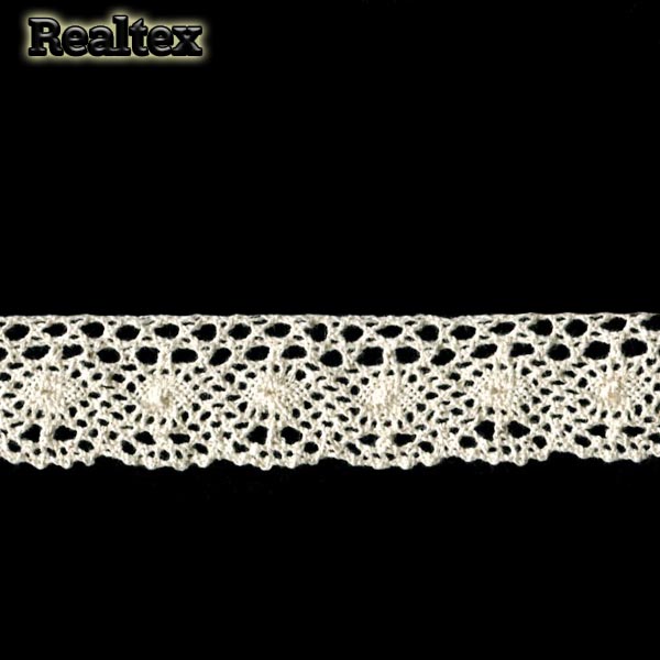 Кружево вязаное  25мм 25.01.107 (25м) цв.03 суровый
