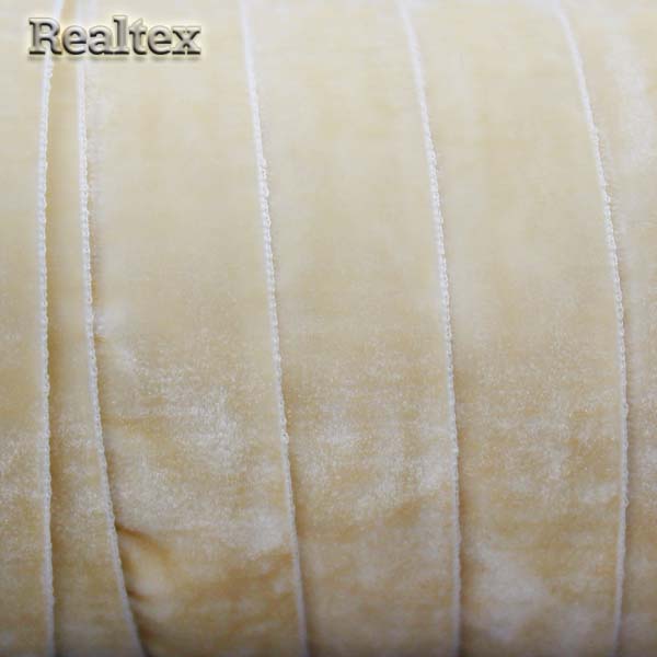 Лента бархатная УТ 20мм цв.8514 светло-бежевый