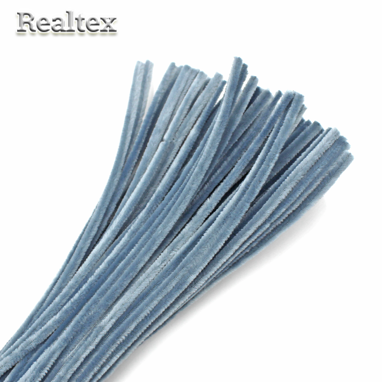 Проволока "Синель" RS для творчества d-6мм 30см (100шт) цв.42 серый