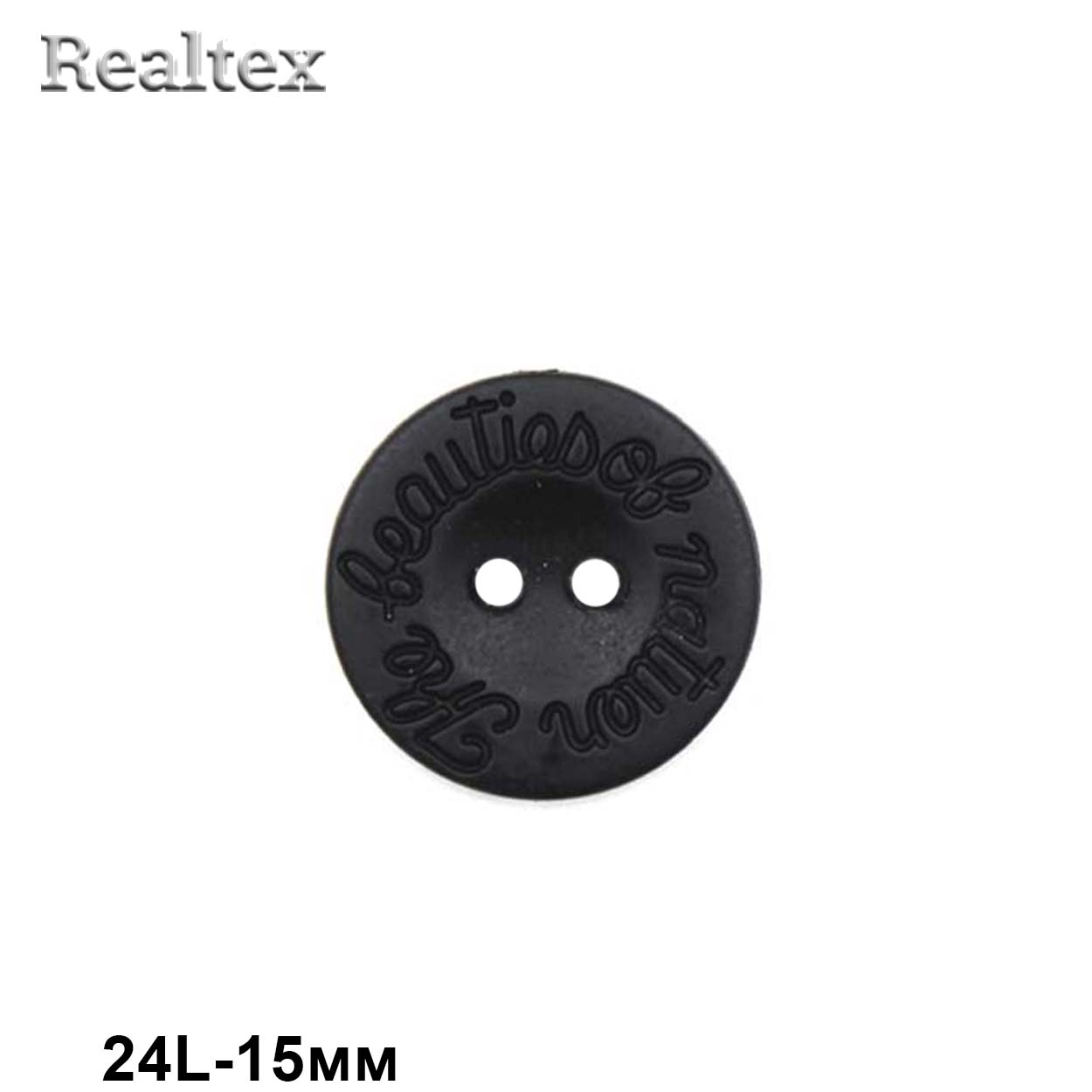 Пуговицы LA 1725 24L цв.Black