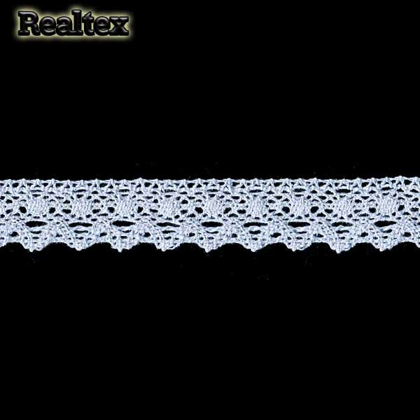 Кружево вязаное  25мм 25.01.117 цв.20 голубой