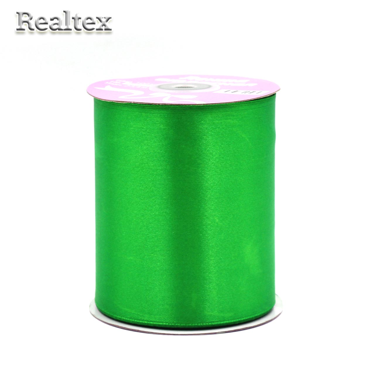 Лента атласная 100мм MG (22,5м) цв.3042 зелёный