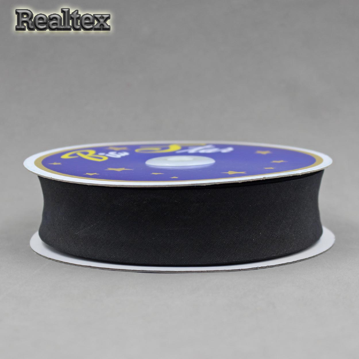 Косая бейка Х/Б 30мм цв.черный