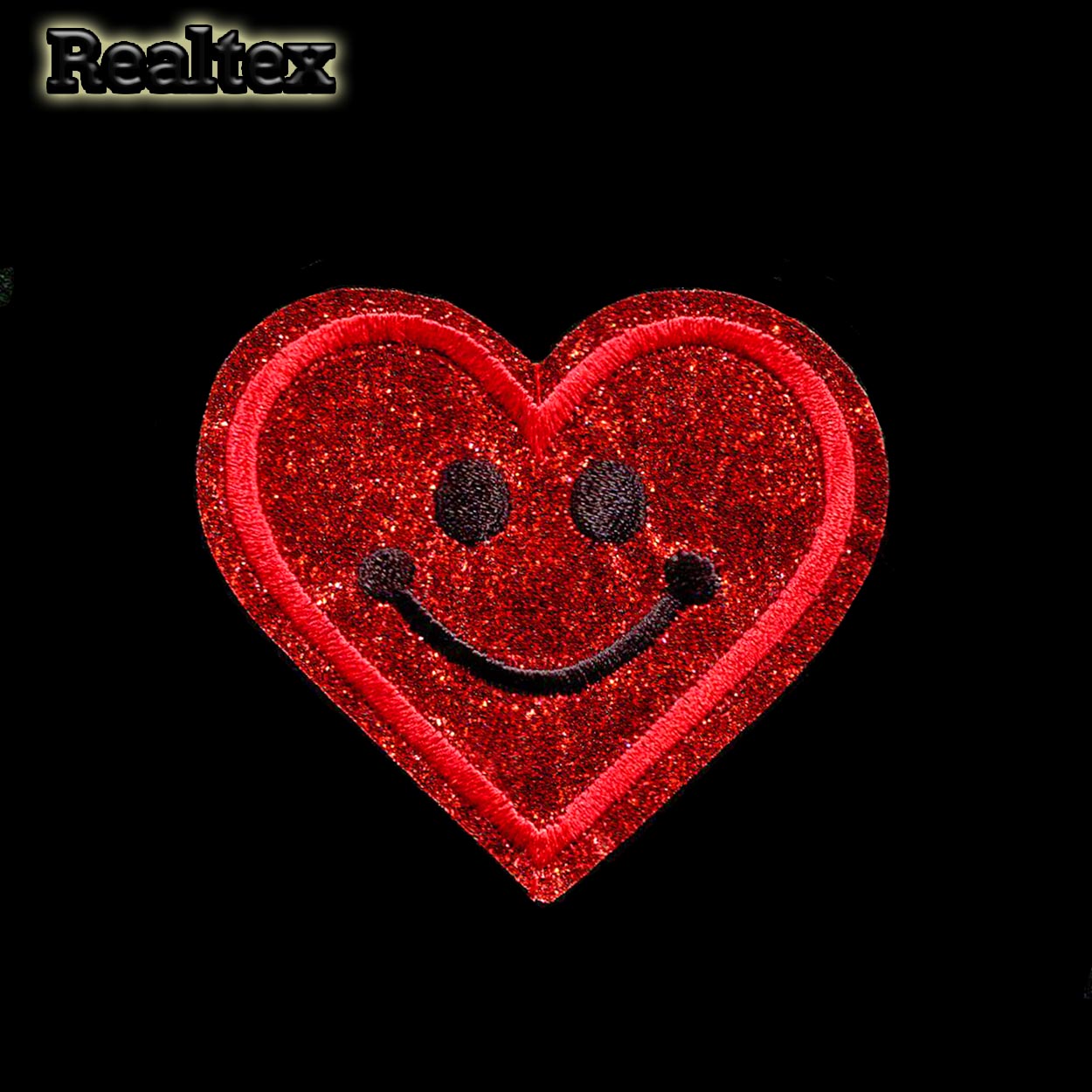 Термоаппликации детские Realtex R-3579 "Сердце" цв.красный