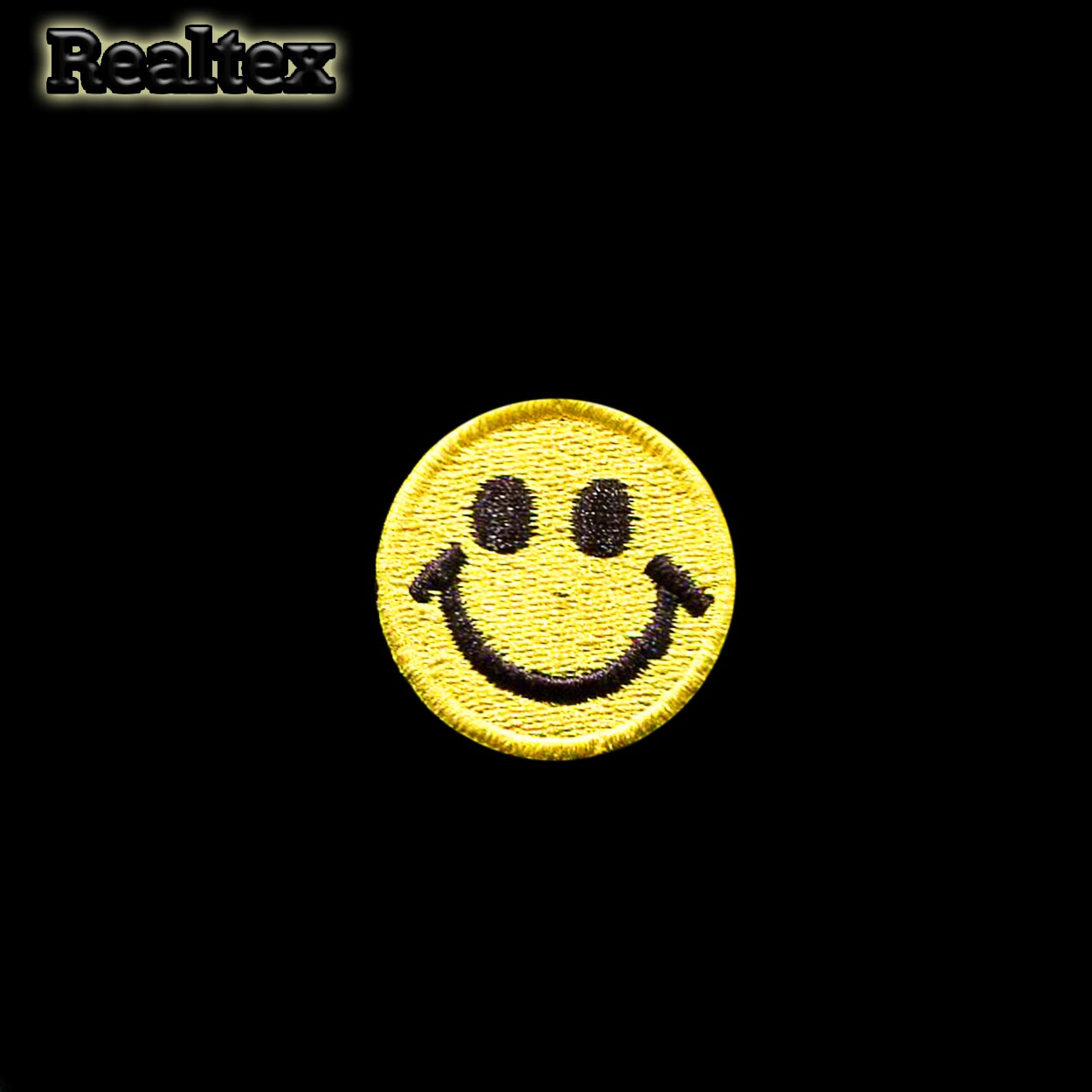 Термоаппликации детские Реалтекс RT-174 "Смайлик" цв.желтый