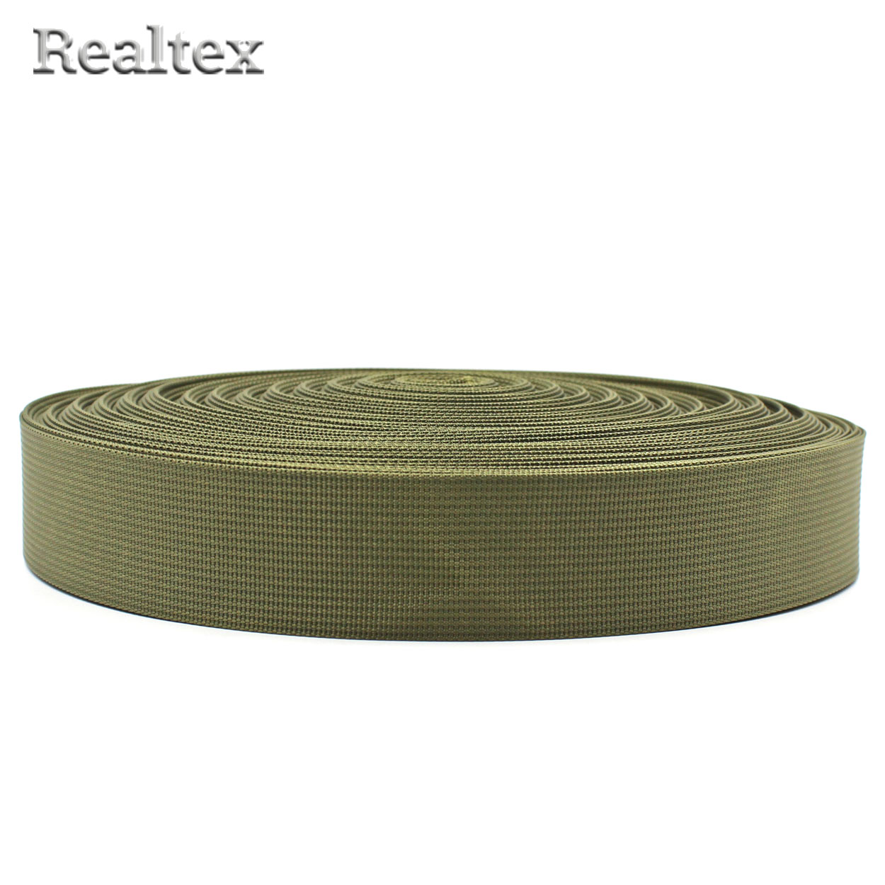  Лента ременная Realtex Premium 38мм (45,7м) цв.20 хаки