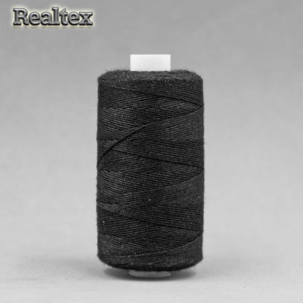 Нитки п/э 20/S3 "Micron" (200ярд) цв. черный