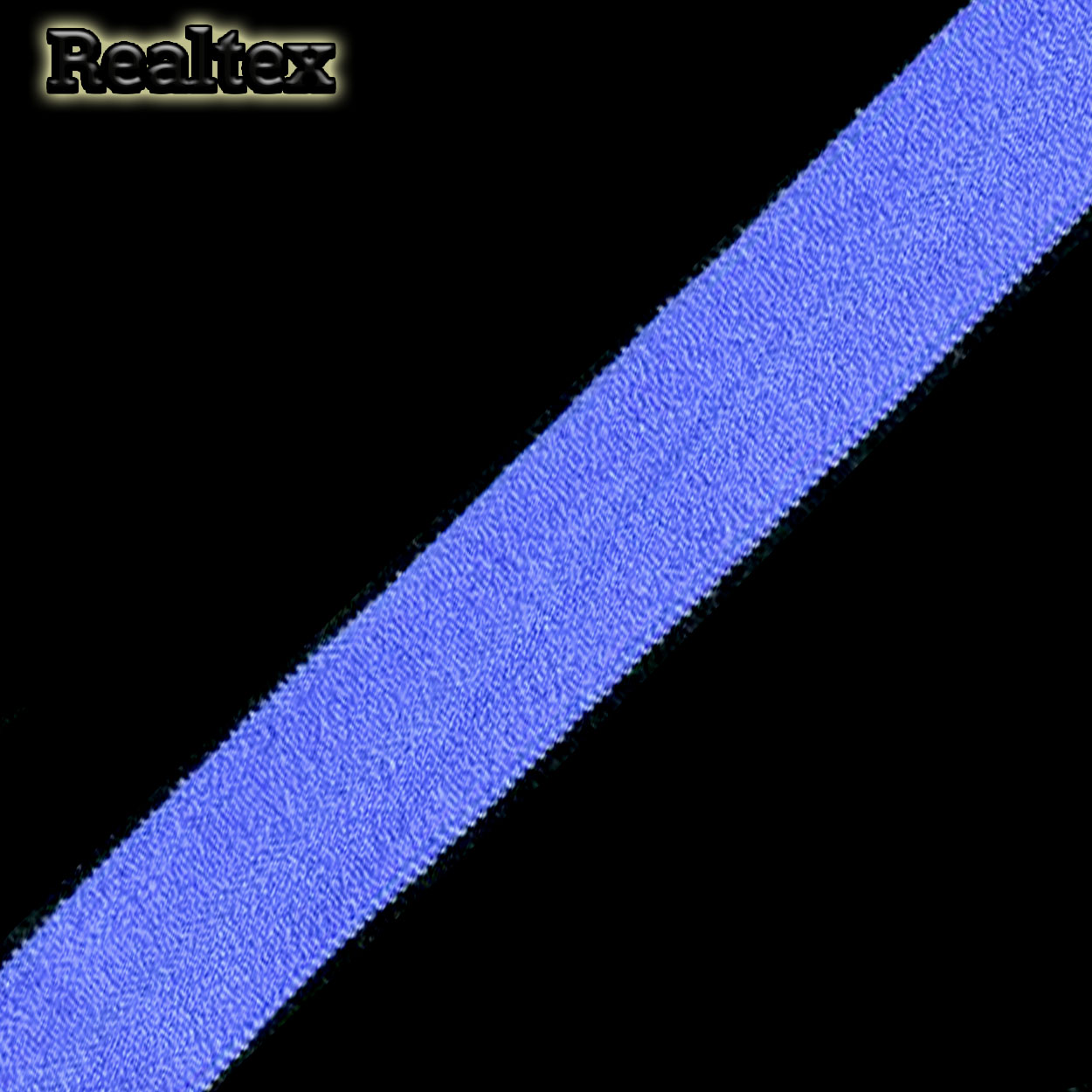 Косая бейка стрейч матовая 15мм (50м) цв.F213 васильковый