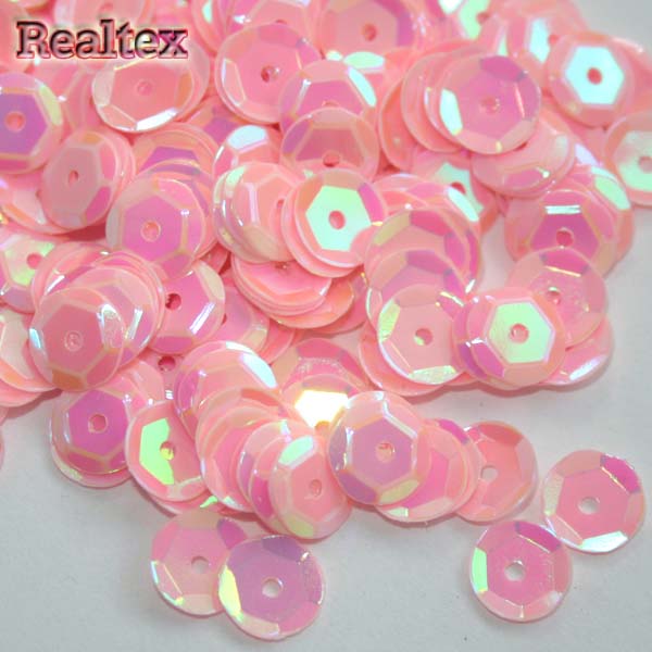 Пайетки "Астра" (10гр) "граненые" 6мм цв.30 розовый