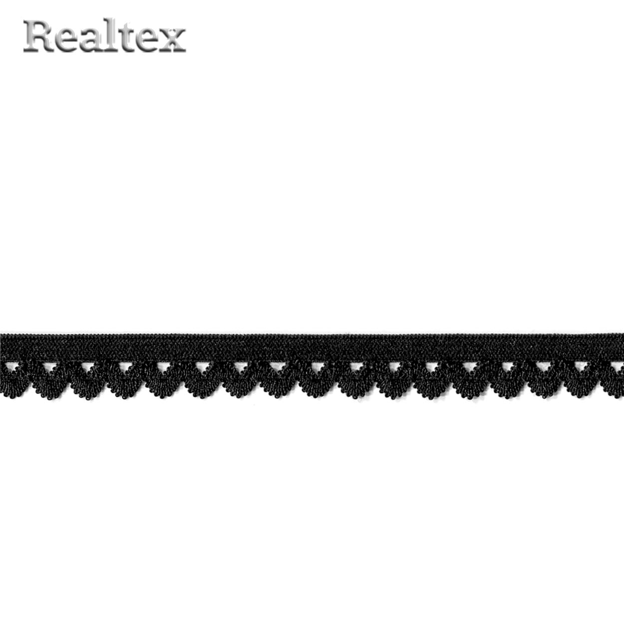 Резинка бельевая Realtex 2109 11мм (50м) цв.черный