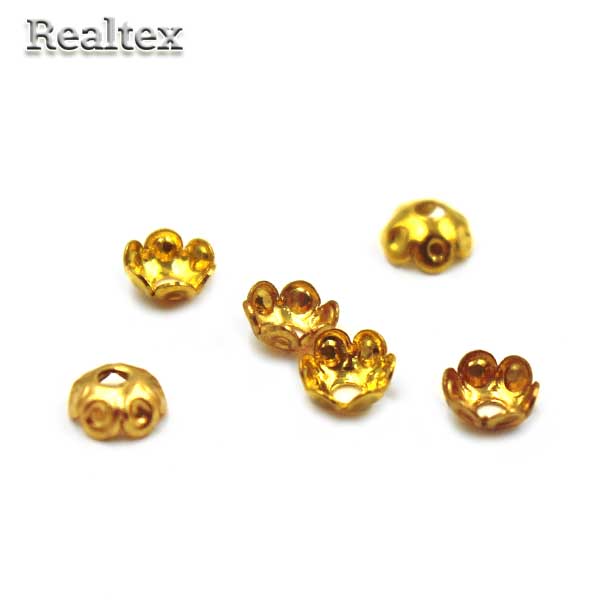 Розетка для бус 17-0003 5*2мм цв.золото