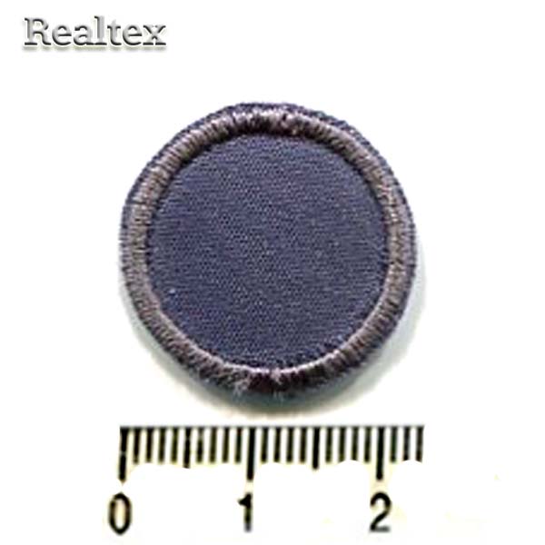 Термоаппликации 008 "Круг малый" цв.синий 