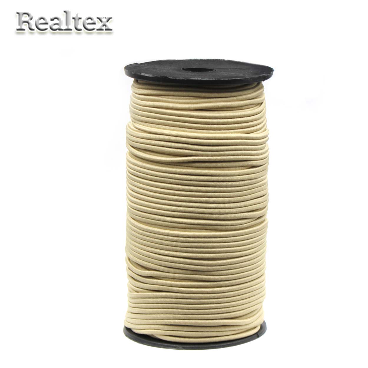 Резинка шляпная 3мм TBY (100м) цв.F308 бежевый