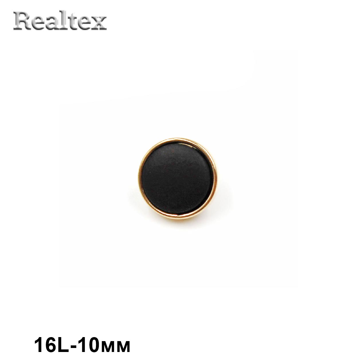 Пуговицы LA d-05 16L (72шт) цв.Black/G 