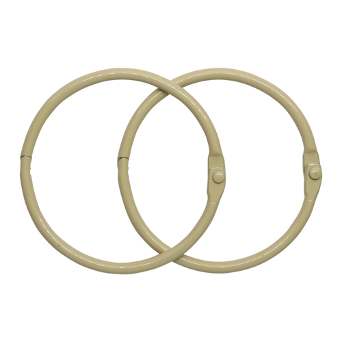 Кольца для альбомов 50мм 5AS-107 цв.молочный