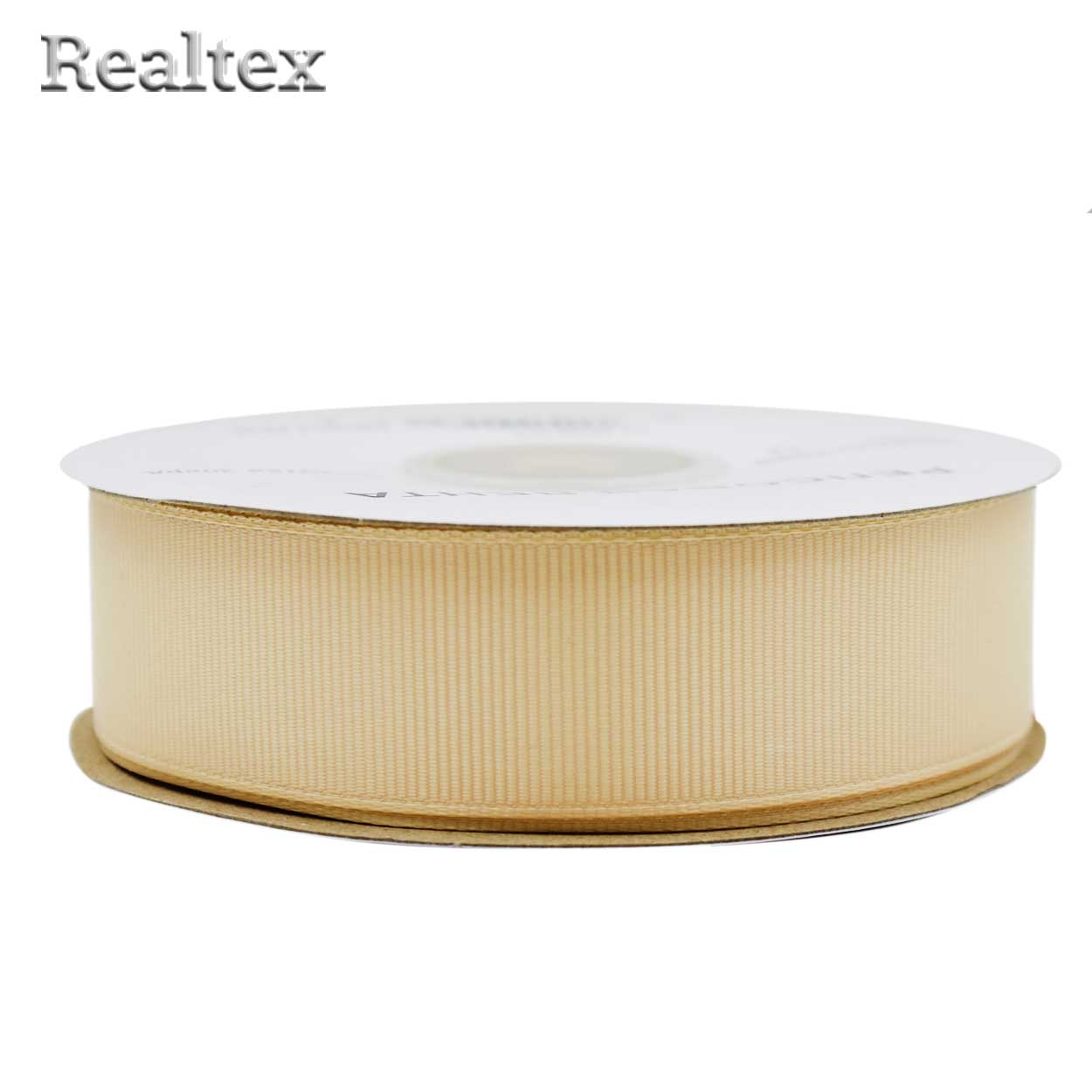 Лента репсовая 25мм RS (27,4м) цв.013 светло-бежевый 