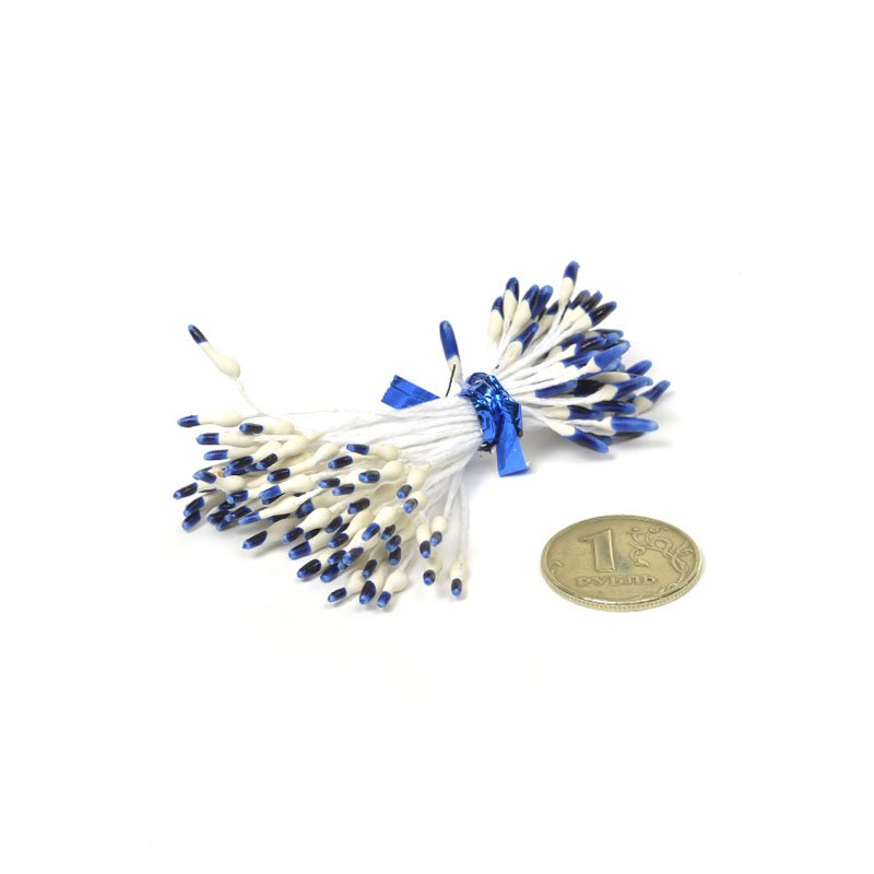 Тычинки MG ST215-03 "Magic 4 Hobby" цв.белый/синий