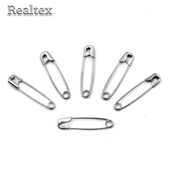 Булавки английские "Realtex" SUN №00 24мм цв.никель 