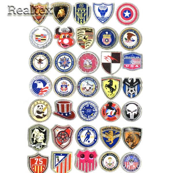 Термоаппликации-стразы №15 на листе 24*40см (35шт)