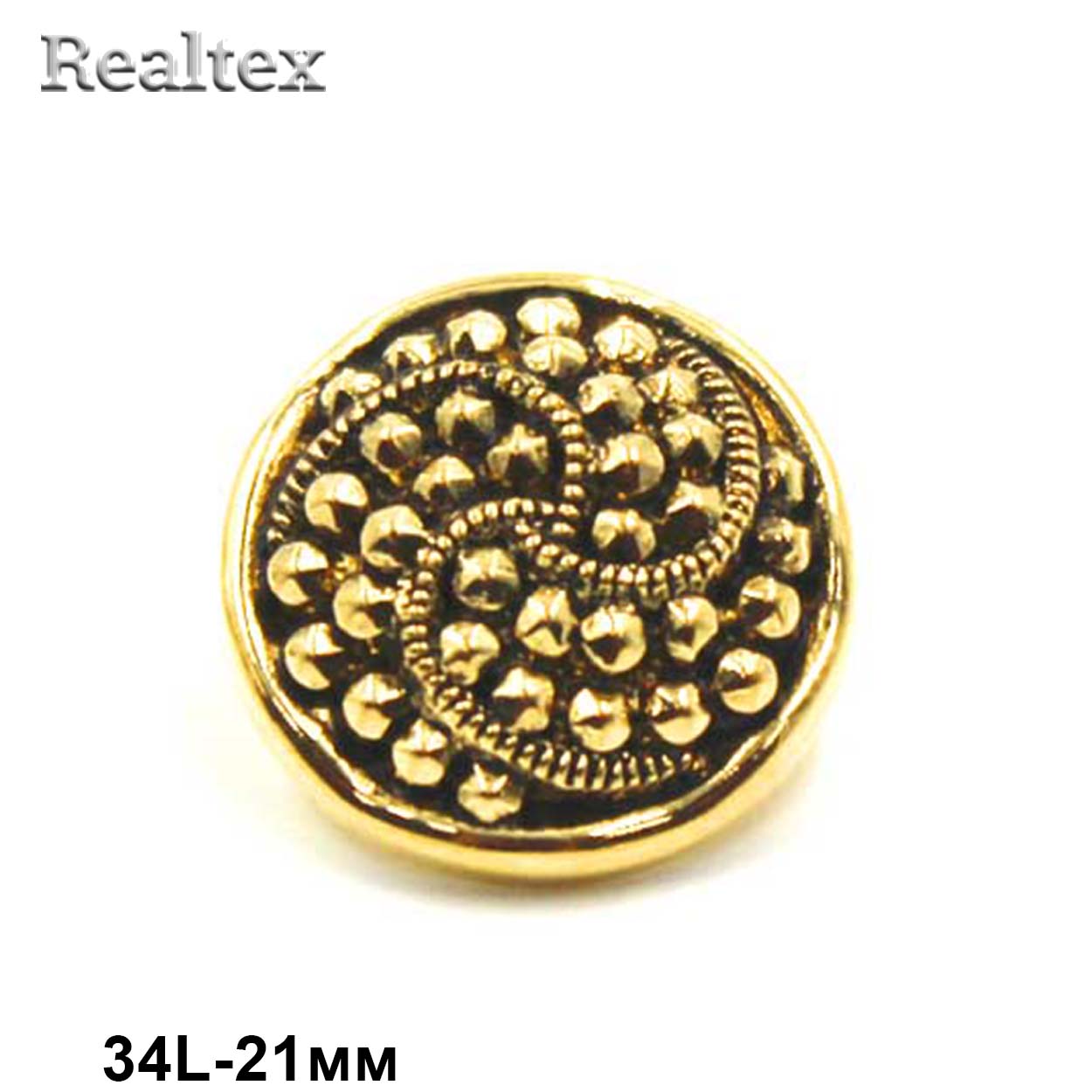 Пуговицы LA 1378 34L (72шт) цв.AG 