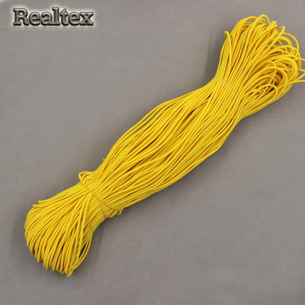 Резинка шляпная 2мм (100м) цв.104 желтый
