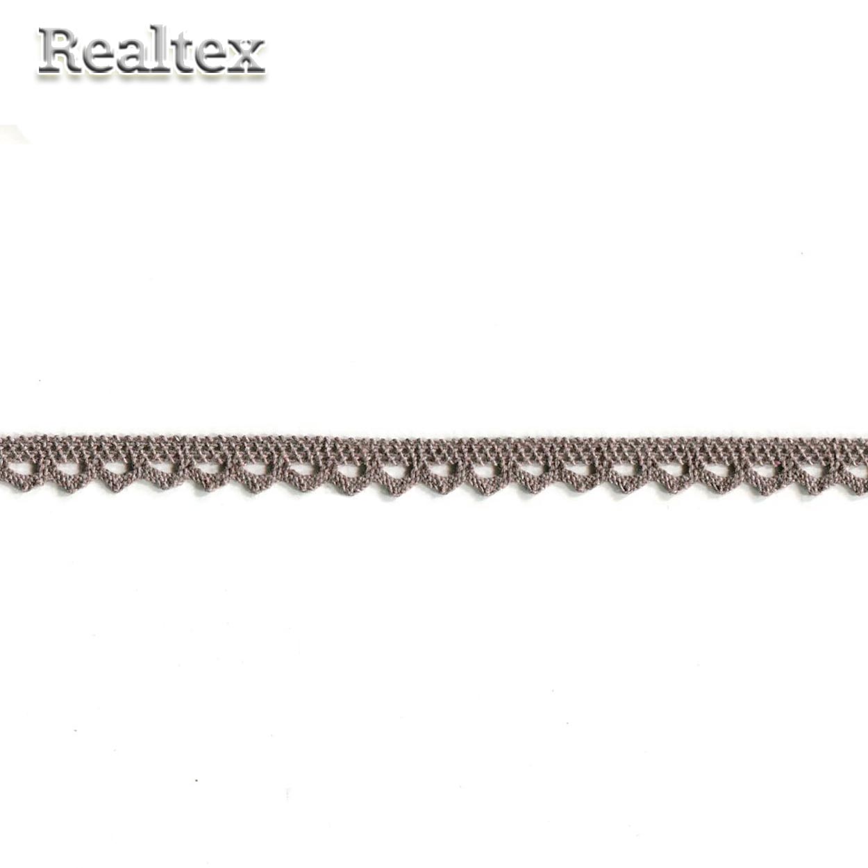 Кружево вязаное  10мм 10.01.075 цв.08 кофе