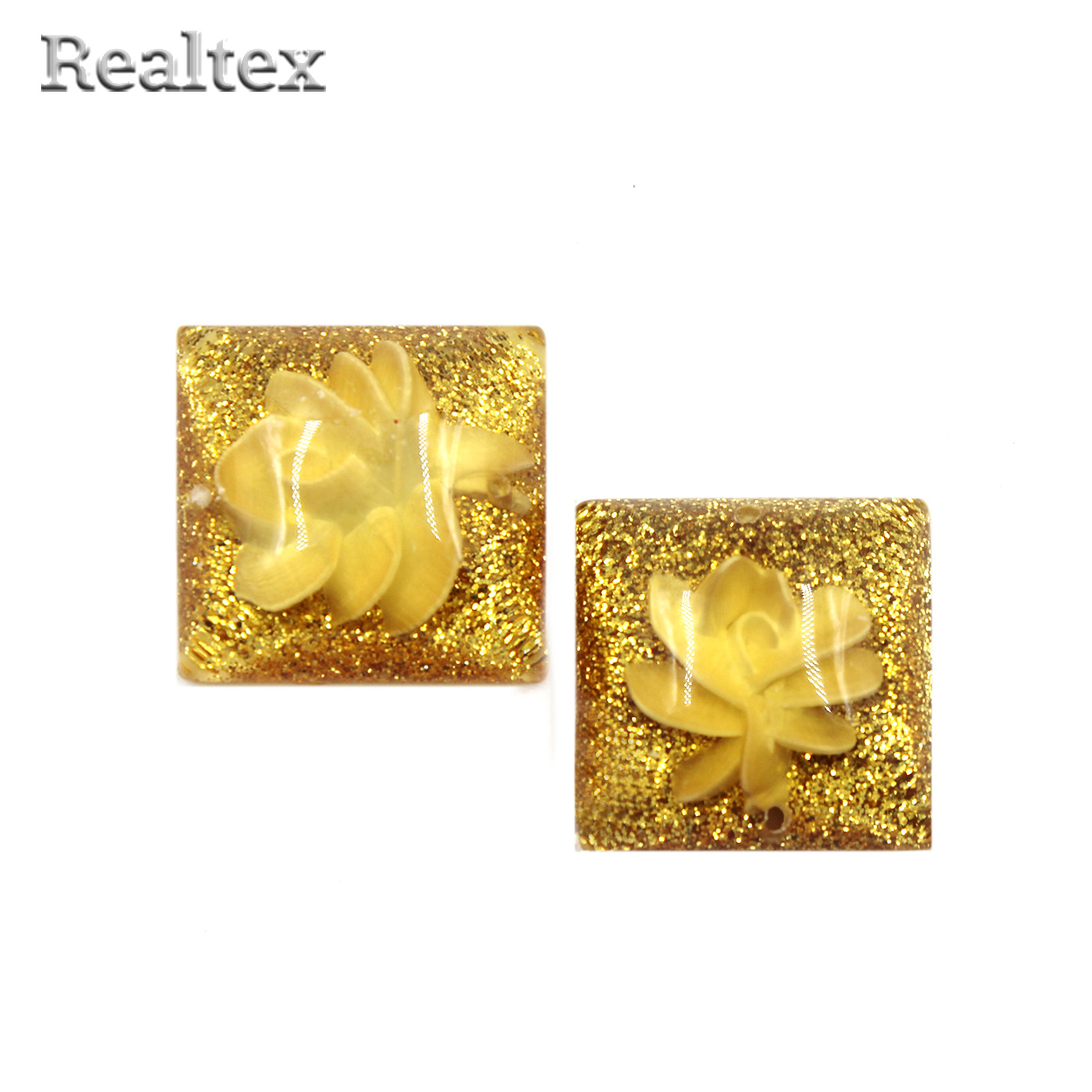 Стразы пластиковые пришивные AB-6 малые цв.св.желтый 