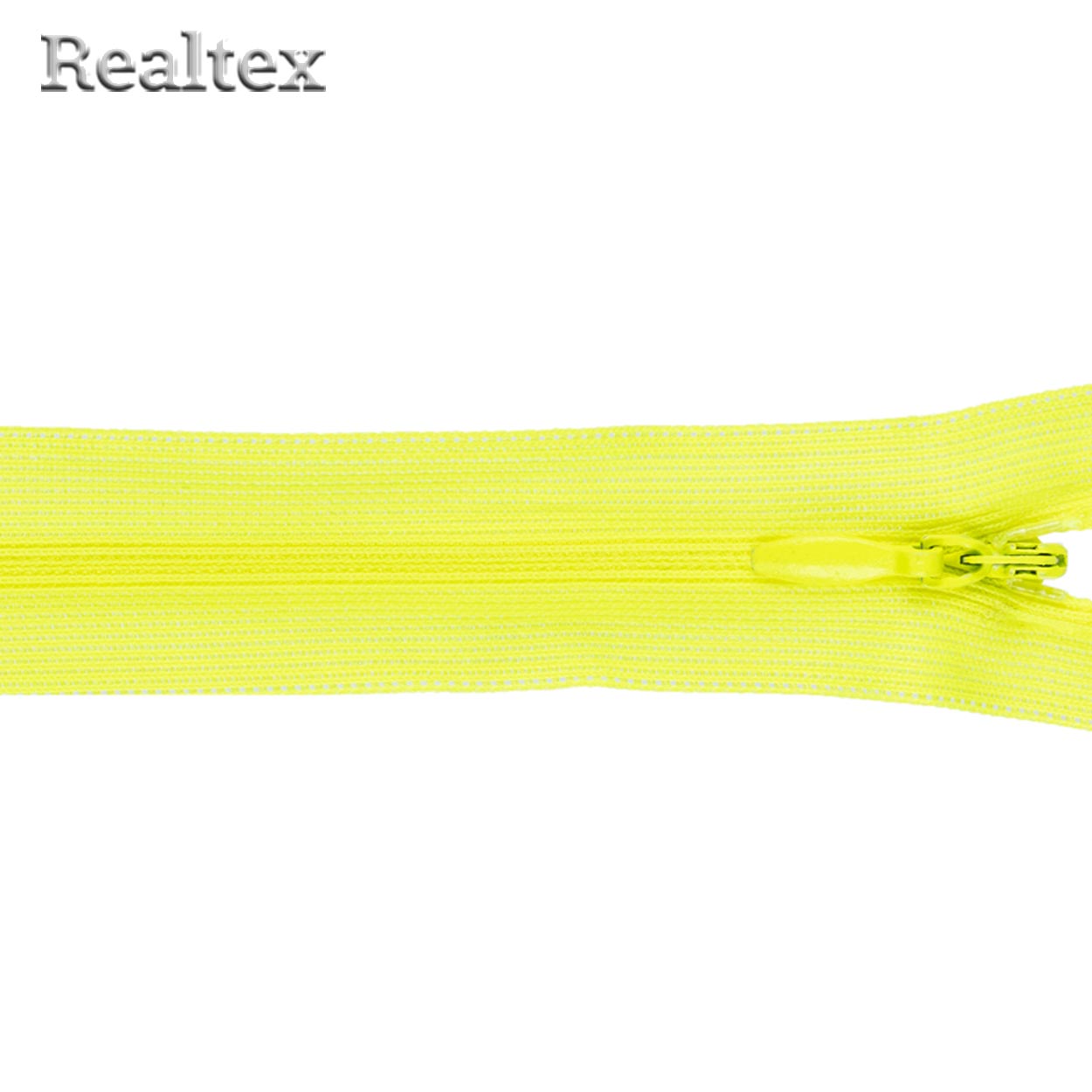 Молния потайная G-013P 20см цв.340 кислотно-желтый