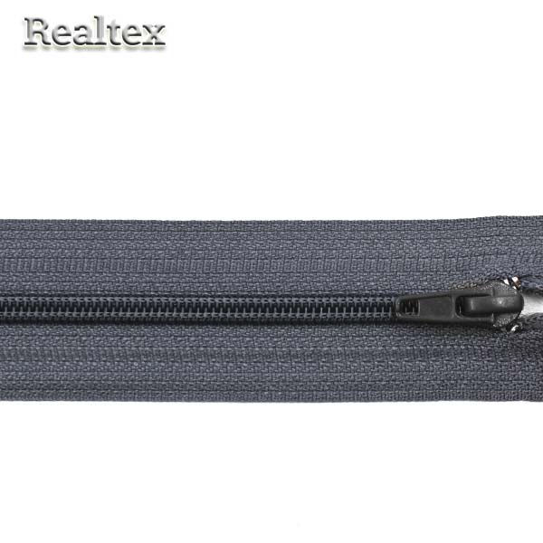 Молния витая Т.4 20см неразъемная замок автомат цв.311 тёмно-серый